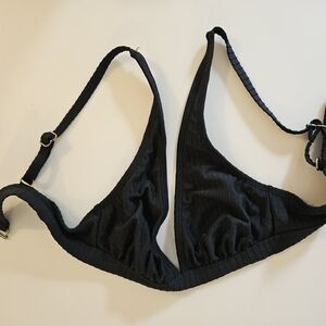 Xhilaration Black Ribbed Bralette